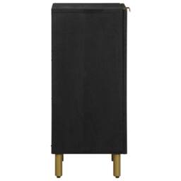 Berkfield Home Sideboard Black 40x33x75 cm Engineered Wood - Size: 40 x 33 x 75 cm - thumbnail 4
