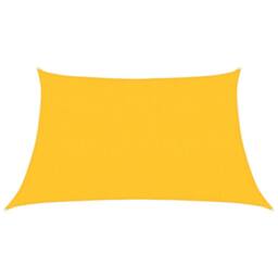 Berkfield Home Sunshade Sail 160 g/m ² Yellow 3/4x2 m HDPE - thumbnail 1