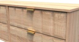 Ready Assembled 2 U Metro 4 Drawer Bed Box (Ready Assembled) in Light Oak - Size: Small - thumbnail 4