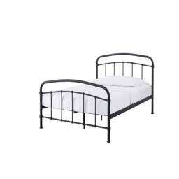 Lemon Pavilion Furniture 3 Feet Halston Single Bed - Metal - L200 x W101 x H113 cm - Black - thumbnail 1