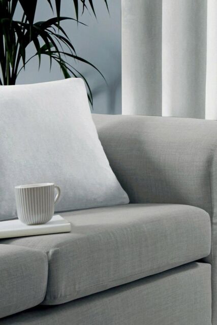Fusion 'Sorbonne' Luxury Plain Dyed Filled Cushion 100% Cotton in White - Size: 43 cm x 43 cm - image 1