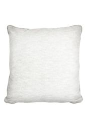 Fusion 'Sorbonne' Luxury Plain Dyed Filled Cushion 100% Cotton in White - Size: 43 cm x 43 cm - thumbnail 2
