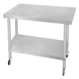 Monstershop KuKoo Work Table - 90cm x 76cm x 86cm in Silver - Size: 90 cm x 76 cm x 86 cm - thumbnail 2