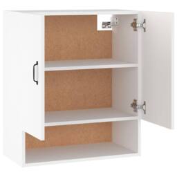 Berkfield Home Wall Cabinet White 60x31x70 cm Engineered Wood - Size: 60 x 31 x 70 cm - thumbnail 7