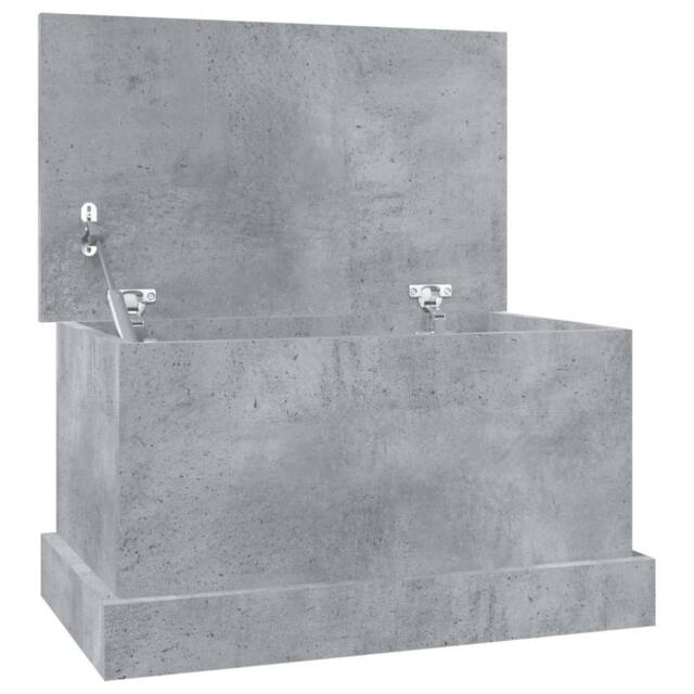 Berkfield Home Storage Box Concrete Grey 50x30x28 cm Engineered Wood - Size: 50 x 30 x 28 cm - image 1