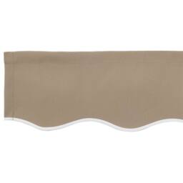 Berkfield Home Awning Valance for 4.5 m Frame Beige 4.3x0.2 m - thumbnail 5