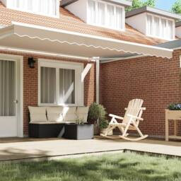 Berkfield Home Awning Valance for 4.5 m Frame Beige 4.3x0.2 m - thumbnail 3