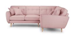 The Great Sofa Company Ailis 2 Corner 1 Faro Soft Pink in Dusty Pink - thumbnail 3