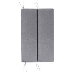 Wyld and Coco 3 Seater Patio Swing Grey Steel Wood Look Finish and Adjustable - thumbnail 6