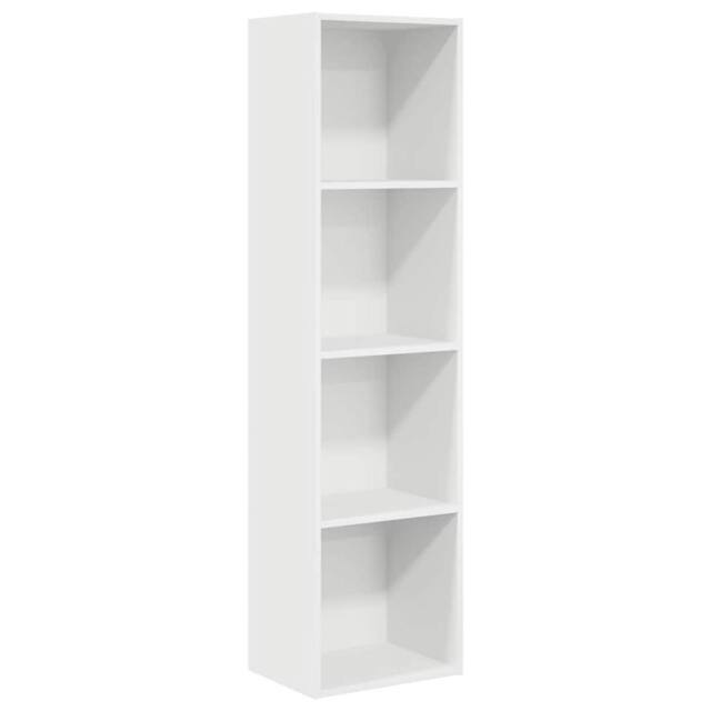 Berkfield Home Bookcase White 40x30x152 cm Engineered Wood - Size: 40 x 30 x 152 cm - image 1