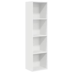 Berkfield Home Bookcase White 40x30x152 cm Engineered Wood - Size: 40 x 30 x 152 cm - thumbnail 1