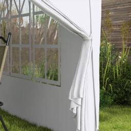Matteo 3x3m White Pop Up Gazebo with Walls & Carry Bag - Garden Party Tent - thumbnail 8
