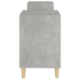 Berkfield Home TV Cabinet Concrete Grey 160x35x55 cm Engineered Wood - Size: 160 x 35 x 55 cm - thumbnail 8