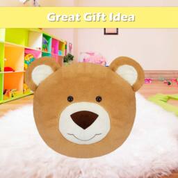 VFM e-Store Wall Decoration Plush Brown Teddy Bear Plush 45cm x 44cm Brown X 1 - Size: 45 cm x 44 cm - thumbnail 3