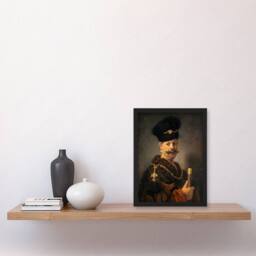 Artery8 Rembrandt van Rijn A Polish Nobleman Portrait Framed Art Picture Print - Size: A3 - thumbnail 2