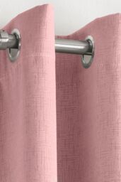 Enhanced Living Plain Thermal Room Darkening Pair of Curtains For Bedroom & Livingroom in Pink - Size: 117 cm width x 137 cm drop - thumbnail 2