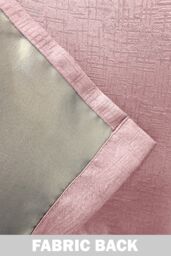 Enhanced Living Plain Thermal Room Darkening Pair of Curtains For Bedroom & Livingroom in Pink - Size: 117 cm width x 137 cm drop - thumbnail 5
