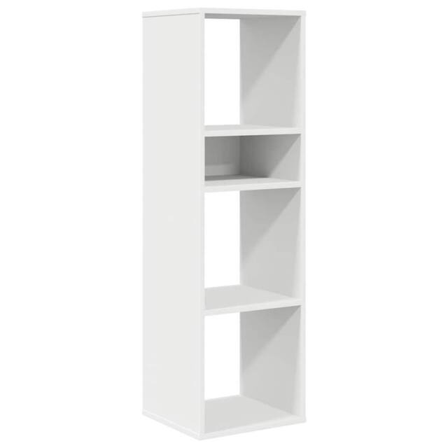 Berkfield Home Book Cabinet White 34x31x112 cm Engineered Wood - Size: 34 x 31 x 112 cm - image 1