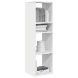 Berkfield Home Book Cabinet White 34x31x112 cm Engineered Wood - Size: 34 x 31 x 112 cm - thumbnail 2