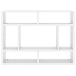 Berkfield Home Wall Shelf White 75x16x55 cm Engineered Wood - Size: 75 x 16 x 55 cm - thumbnail 4