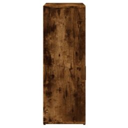 Berkfield Home Sideboard Smoked Oak 60x30x84 cm Engineered Wood in Brown - Size: 60 x 30 x 84 cm - thumbnail 6