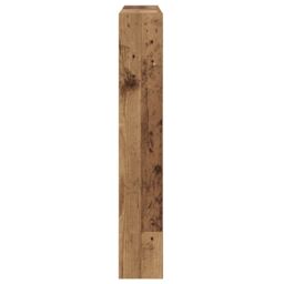 Berkfield Home Headboard Old Wood Solid Reclaimed Wood 120 x 17 x 102 cm in Brown - thumbnail 7