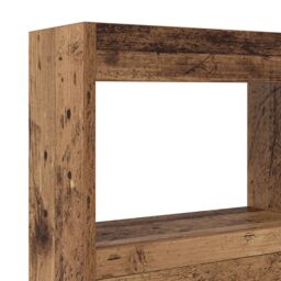 Berkfield Home Headboard Old Wood Solid Reclaimed Wood 120 x 17 x 102 cm in Brown - thumbnail 9