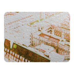 Benjamin Tate Design Chimney Tops Brown Blanket in Natural - Size: 120 cm x 150 cm - thumbnail 1