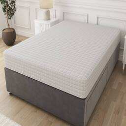 Sloomy Essentials White Cube Bonnell Hybrid Quilted Spring Mattress 24cm - Size: Single - thumbnail 2
