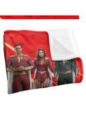 Warner Brothers Shazam Fury Of The Gods Officially Licensed Silky Touch Super Soft Throw Blanket 152 x 127 cm in White - thumbnail 3