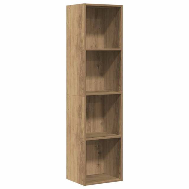Berkfield Home Book Cabinet/TV Cabinet Artisan Oak 36x30x143cm Engineered Wood in Brown - Size: 36 x 30 x 143 cm - image 1