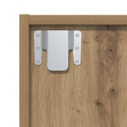 Berkfield Home Book Cabinet/TV Cabinet Artisan Oak 36x30x143cm Engineered Wood in Brown - Size: 36 x 30 x 143 cm - thumbnail 9
