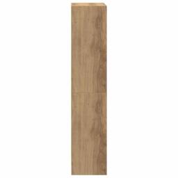 Berkfield Home Book Cabinet/TV Cabinet Artisan Oak 36x30x143cm Engineered Wood in Brown - Size: 36 x 30 x 143 cm - thumbnail 6