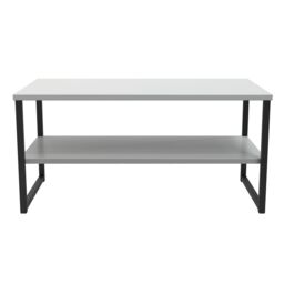 Ready Assembled 2 U Tamworth XXL Coffee Table 1000x500 (Ready Assembled) in Dark Grey - thumbnail 1