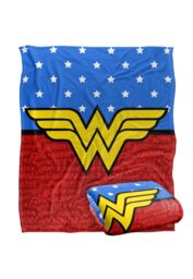 Wonder Woman Red & Blue Silky Touch Super Soft Throw Blanket 152 X 127 cm in White - thumbnail 2