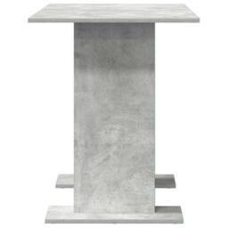 Berkfield Home Dining Table Concrete Grey 110x60x75 cm Engineered Wood - Size: 110 x 60 x 75 cm - thumbnail 6