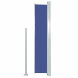 Berkfield Home Patio Retractable Side Awning 120x500 cm Blue