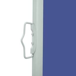 Berkfield Home Patio Retractable Side Awning 120x500 cm Blue - thumbnail 7