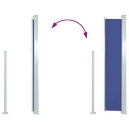 Berkfield Home Patio Retractable Side Awning 120x500 cm Blue - thumbnail 5