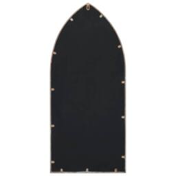 Berkfield Home Garden Mirror Sand 100x45 cm Iron for Outdoor Use in Beige - thumbnail 4