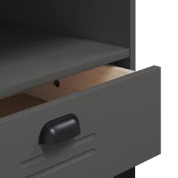 Berkfield Home TV Cabinet VIKEN Anthracite Grey Engineered Wood in Dark Grey - thumbnail 9