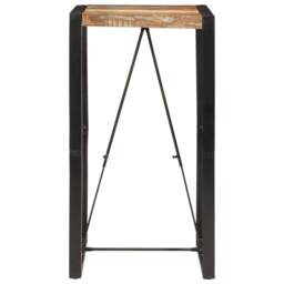 Berkfield Home Bar Table 60x55x110 cm Solid Wood Reclaimed - Size: 60 x 55 x 110 cm - thumbnail 2