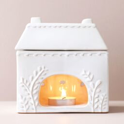 Lisa Angel Women's Rustic House Wax Melt Burner in Off-White - thumbnail 2