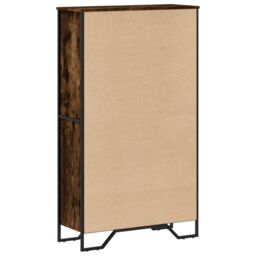 Berkfield Home Bookcase Smoked Oak 80x31x137.5 cm Engineered Wood in Brown - thumbnail 6