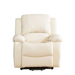 Artemis Home Glendale Manual Recliner Armchair in Cream - thumbnail 2