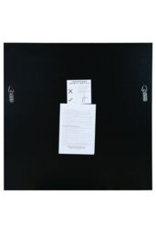 "MirrorOutlet All Glass Modern Bevelled Square Wall Mirror 24"" X 24"" (60x60CM) in Silver - Size: 1 Pack" - thumbnail 6