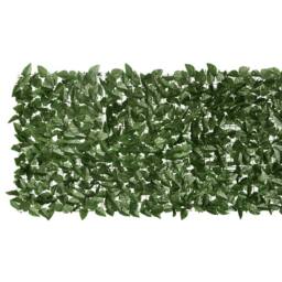 Berkfield Home Balcony Privacy Screen with Dark Green Leaves 600x75 cm - thumbnail 3