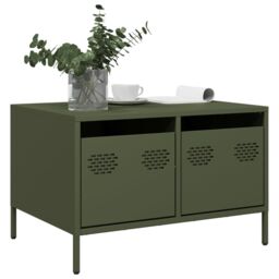Berkfield Home TV Cabinet Olive Green 68x50x43.5 cm Cold-rolled Steel