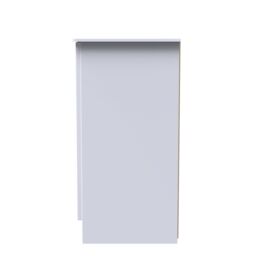 Ready Assembled 2 U Holborn 4 Door 1 Drawer Wide Unit (Ready Assembled) in White - Size: Large - thumbnail 2