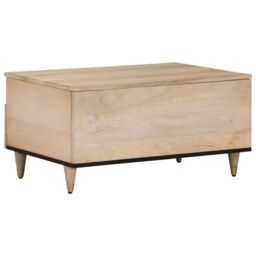 Berkfield Home Coffee Table 80x54x40 cm Solid Wood Mango in Brown - Size: 80 x 54 x 40 cm - thumbnail 5